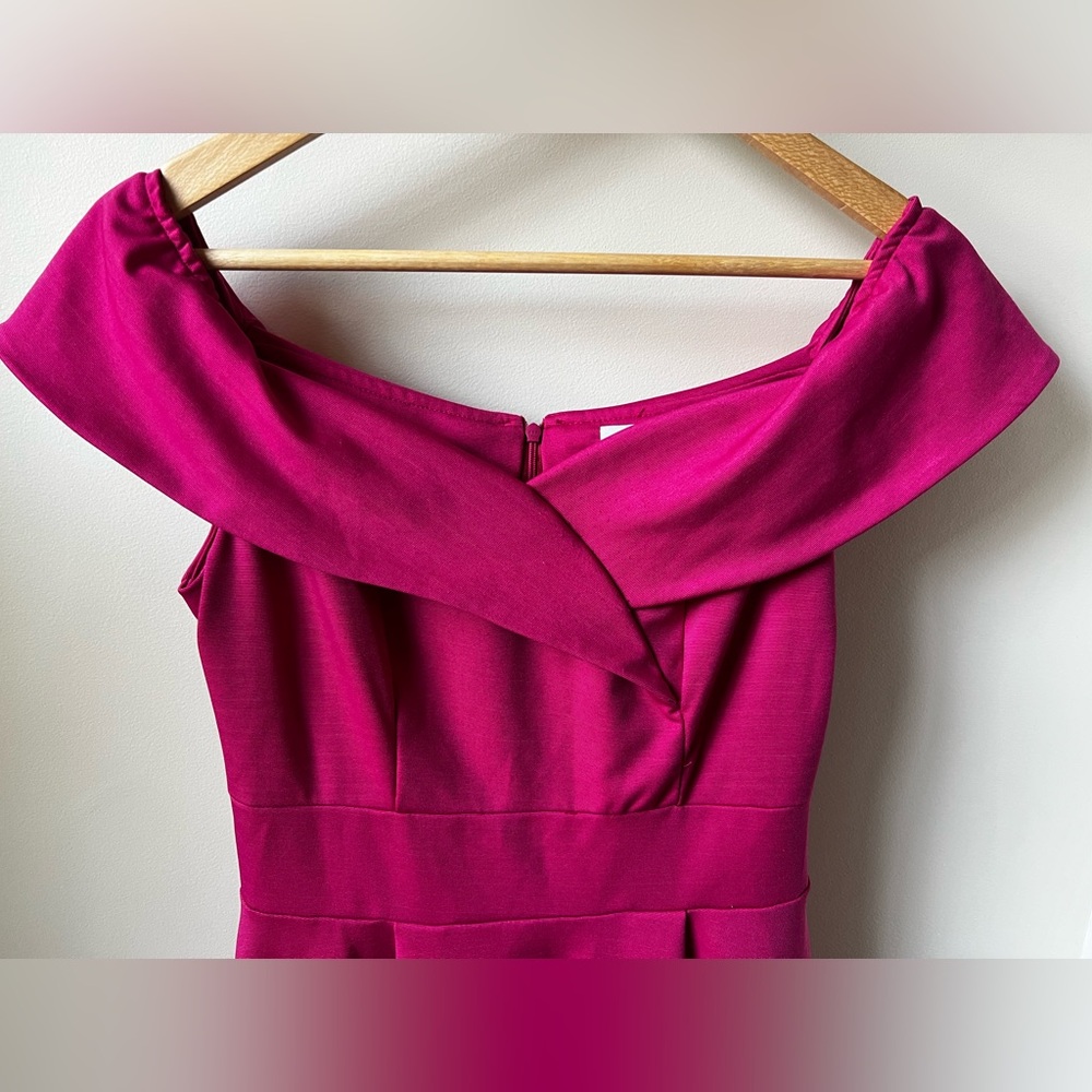 JASAMBAC Pink Sweetheart High Low Dress Pockets Feminine Girly Coquette M - Picture 3 of 12